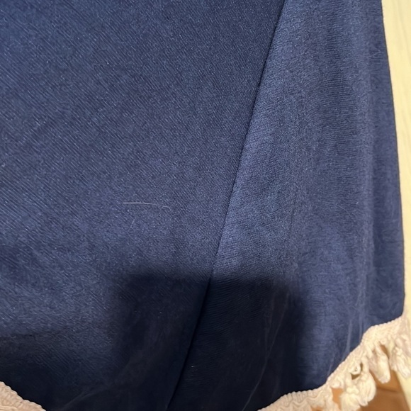 Vintage JUDITH MARCH SHIFT DRESS WITH TASSELS ON CUFFS .made In USA Size M - Picture 3 of 8